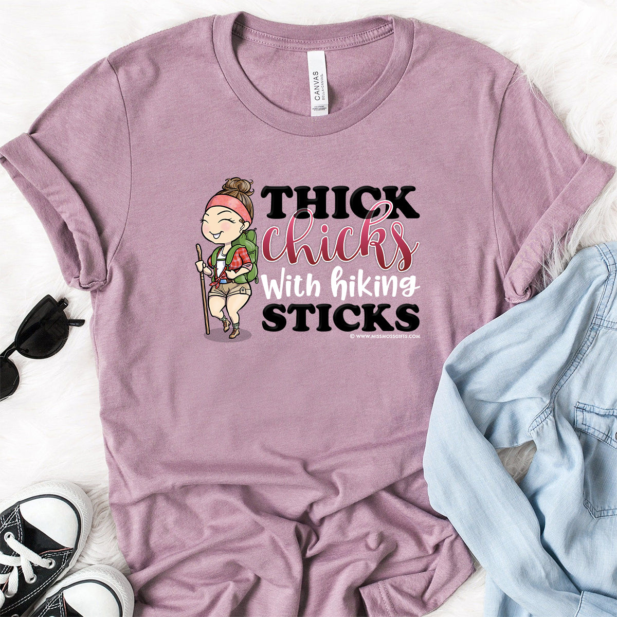 Thick Chicks Hiking Shirt - FREE SHIPPING – Miss Moss Gifts