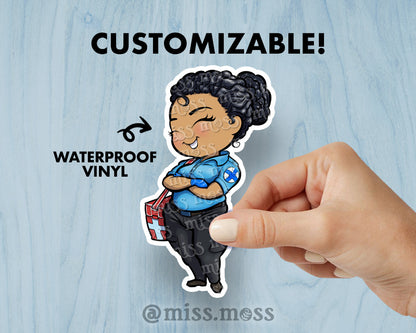 EMS Emergency Medical Worker Vinyl Sticker