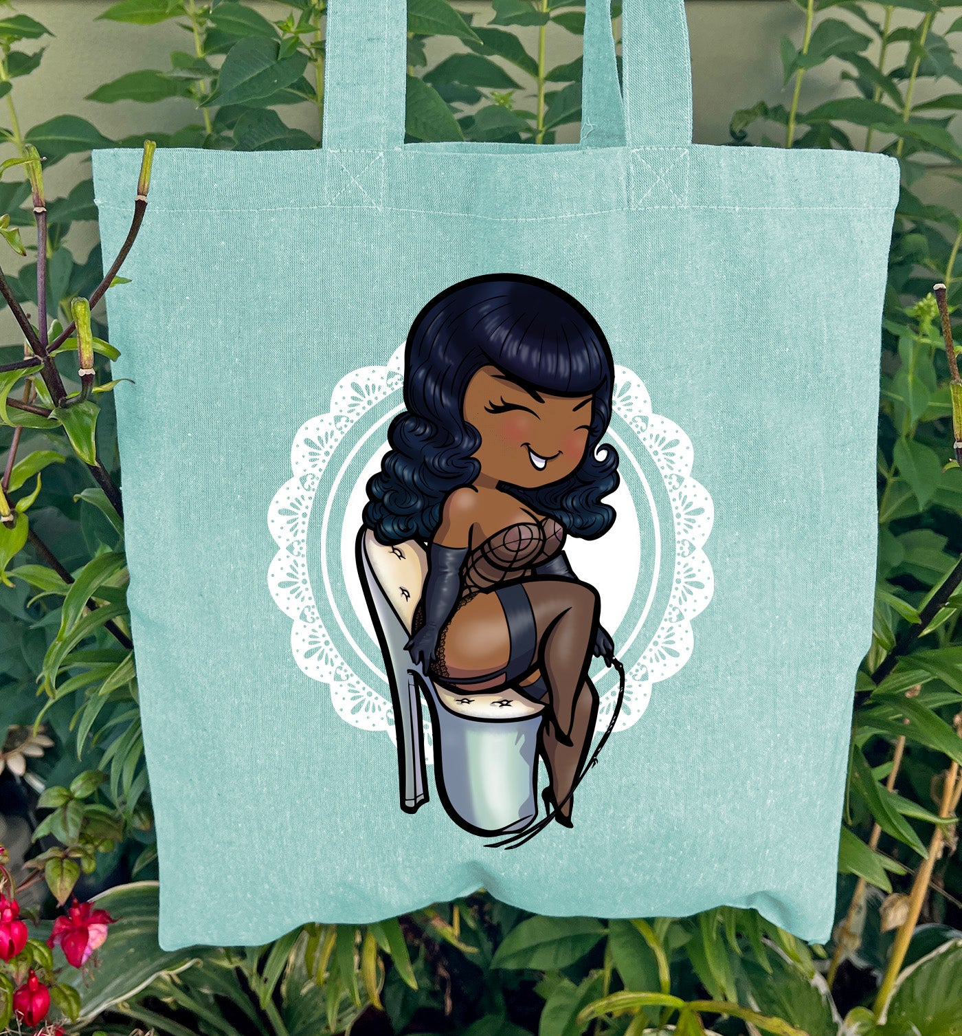 Bettie Page Tote Bag