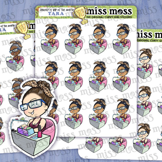 January '25 VIP of the Month Tara / Manicure Planner Stickers