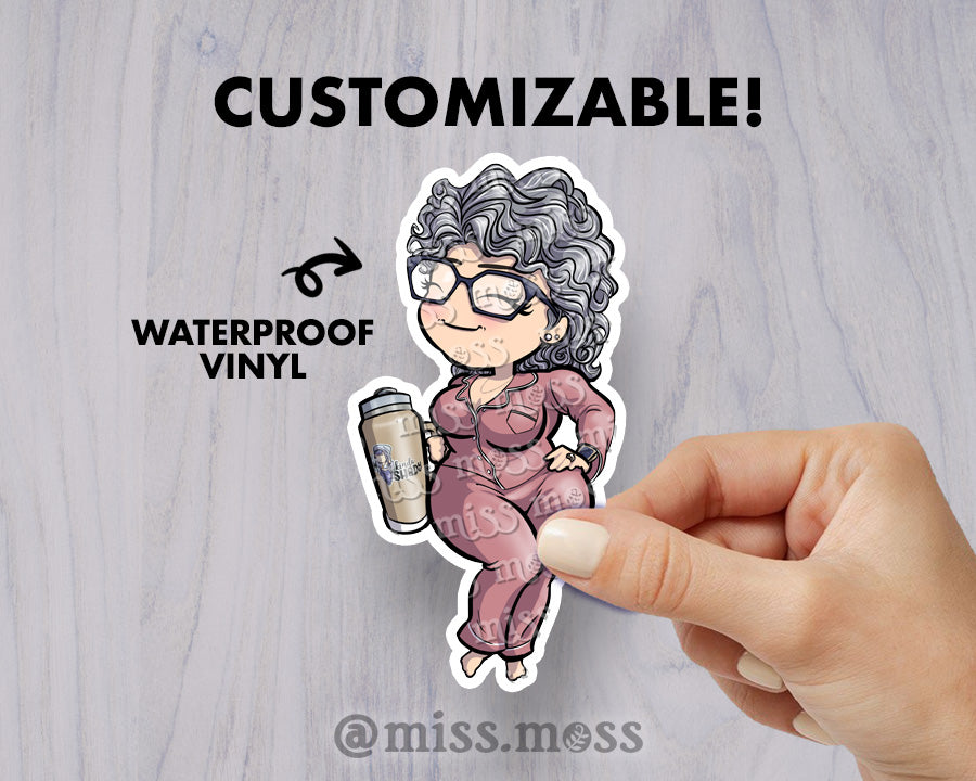 October VIP of the Month PATTI Vinyl Sticker