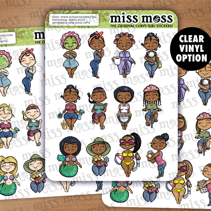 The OG Miss Moss Assortment Vinyl Planner Stickers