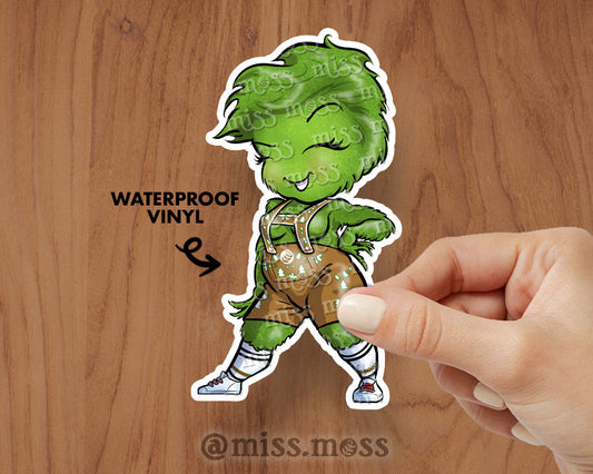 Sassy Grinch #2 Vinyl Sticker