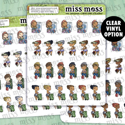 Mini Chores v2.0 Vinyl Planner Stickers