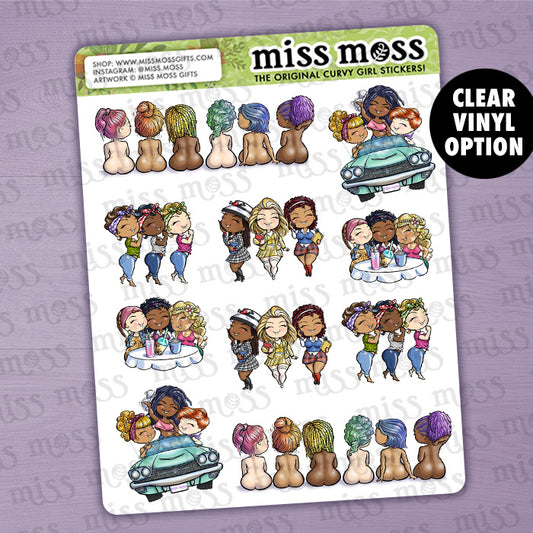 Mini Group Assortment Vinyl Sticker Sampler